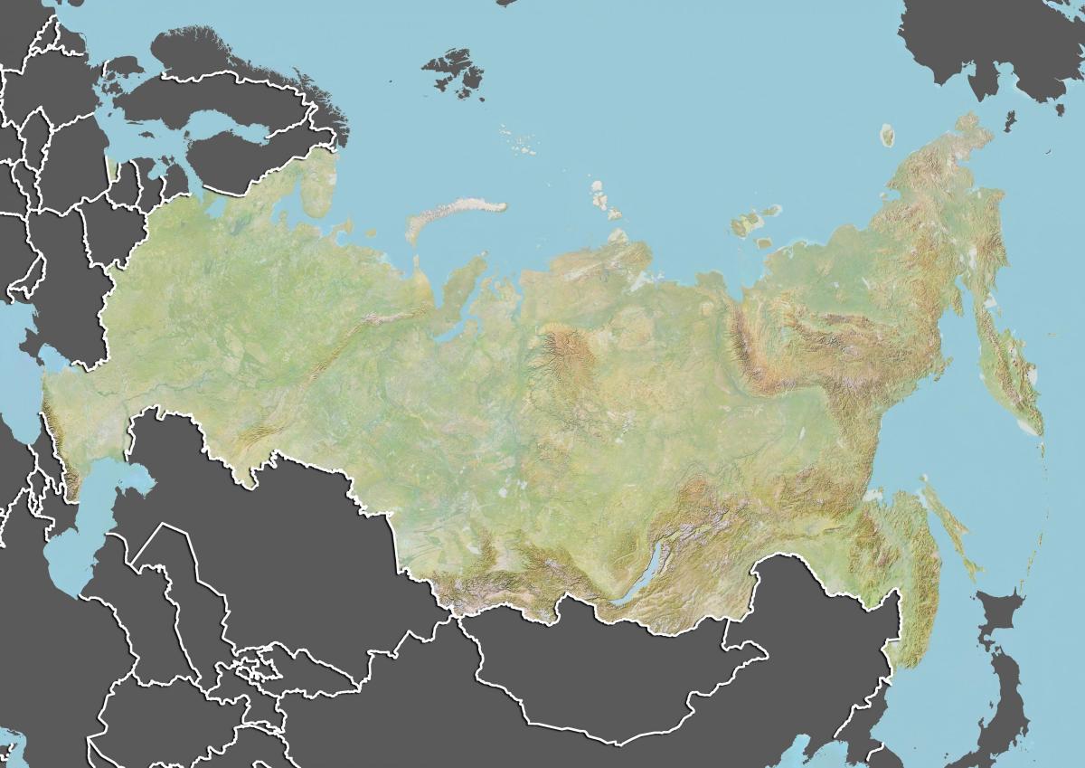 kort over Kasakhstan geografi