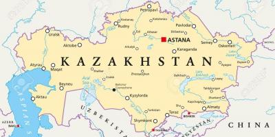 Kort over astana, Kasakhstan